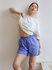 Комплект женский "Cosmic vibes" футболка и шорты в Казани